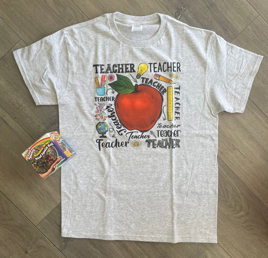 Teacher Apple Tee