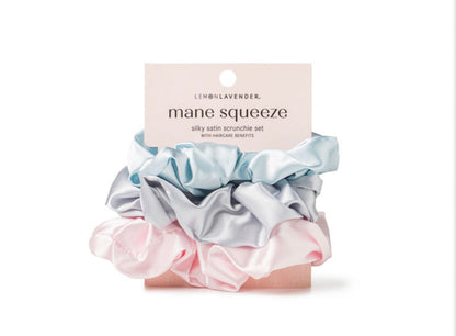 Oversized Satin Scrunchies 3 Pack