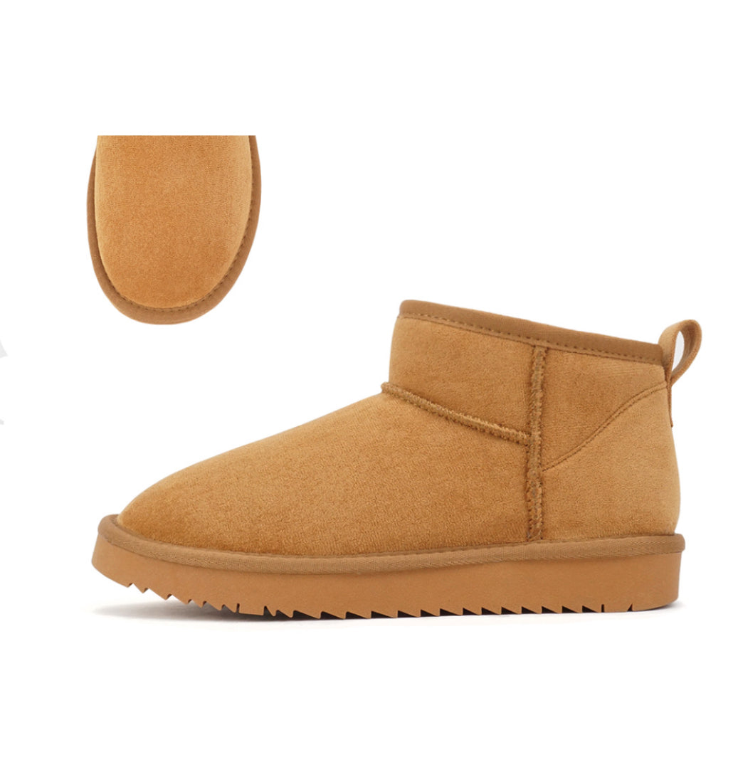 Mutual Tan Slip On Bootie