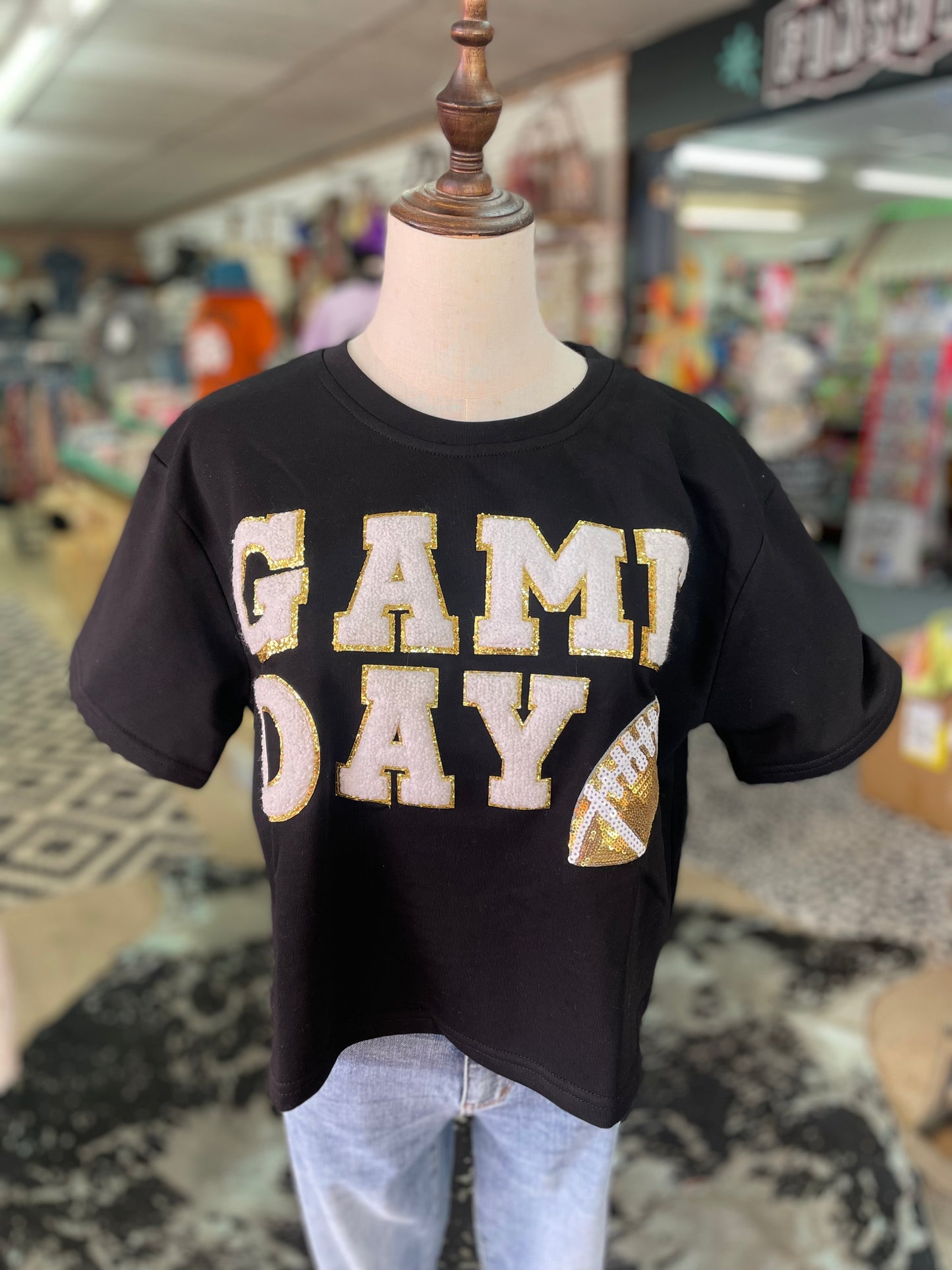 GAME DAY Patch Crop Tee