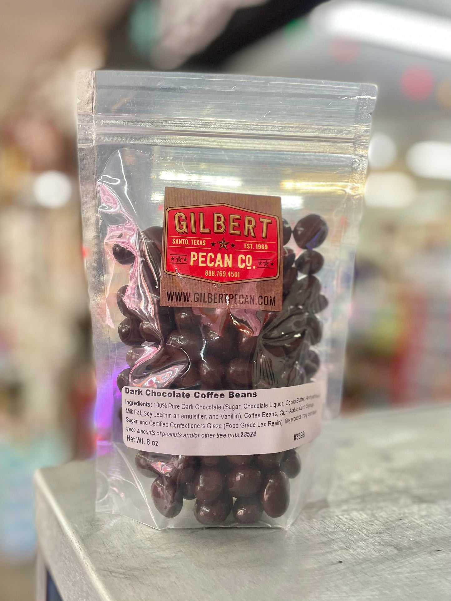 Dark Chocolate Coffee Beans Gift Bag