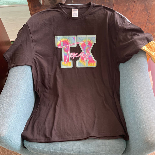 TX Tie Dye Tee