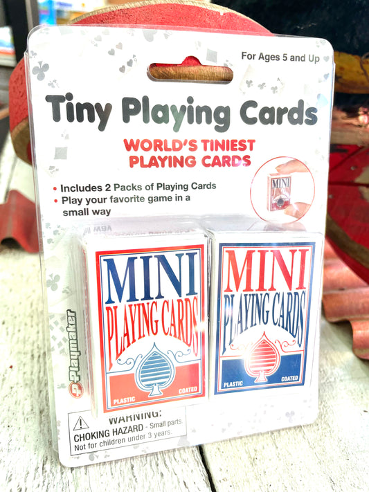 World’s Tiniest Playing Cards
