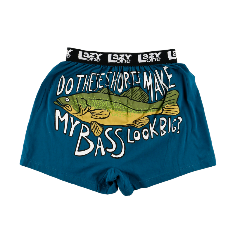 Check Out My Bass Men's Funny Boxer