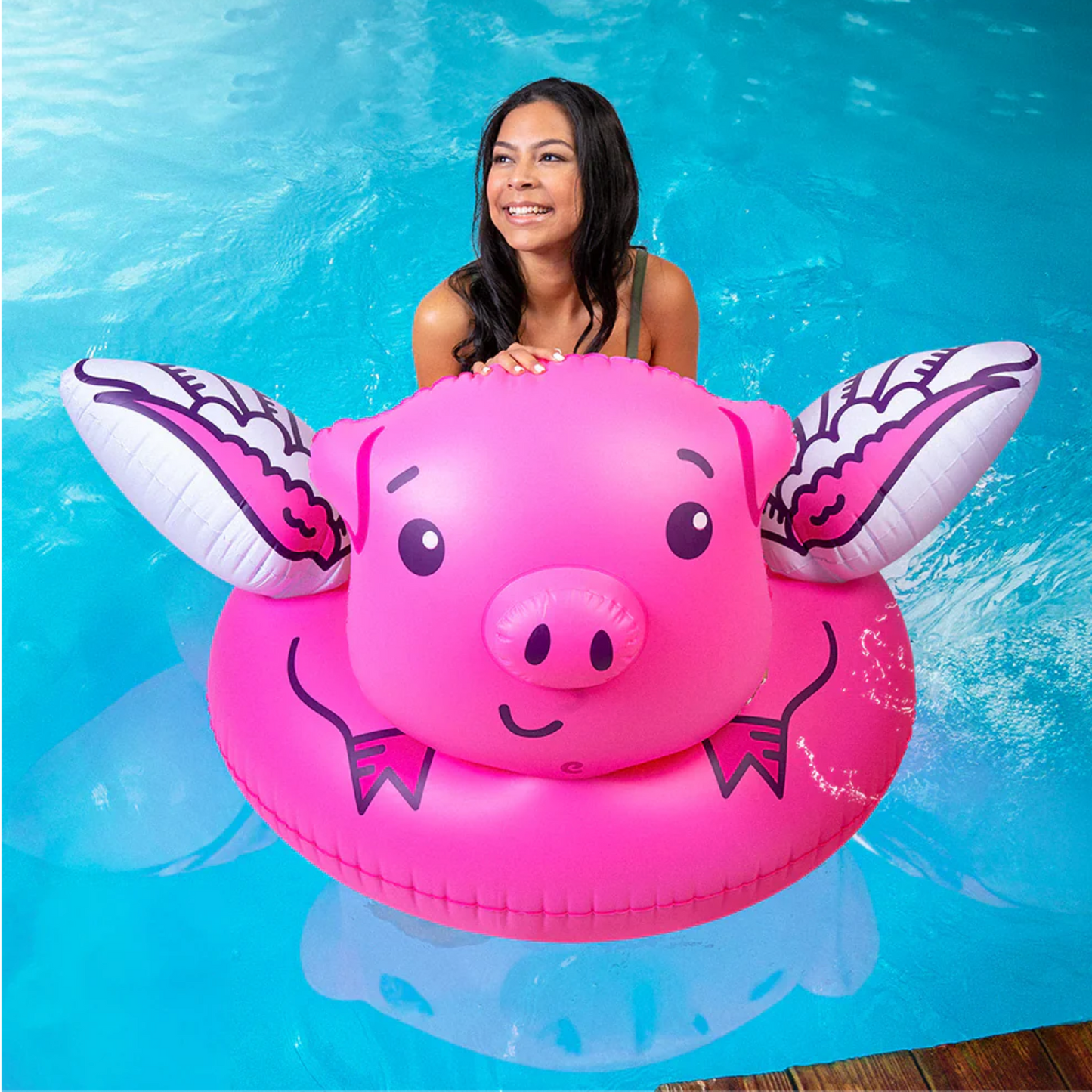 Giant Flying Pig Pool Float