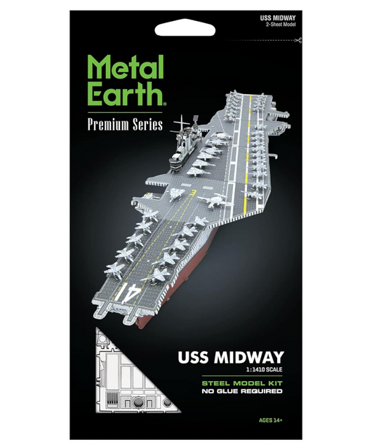 USS Midway Premium Metal Earth Kit