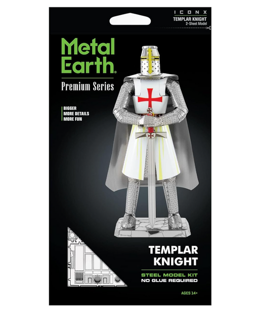 Templar Knight Premium Metal Earth Kit