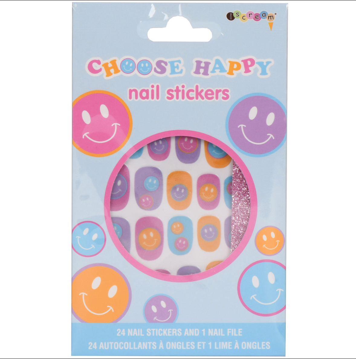 Choose Happy Nail Sticker Set