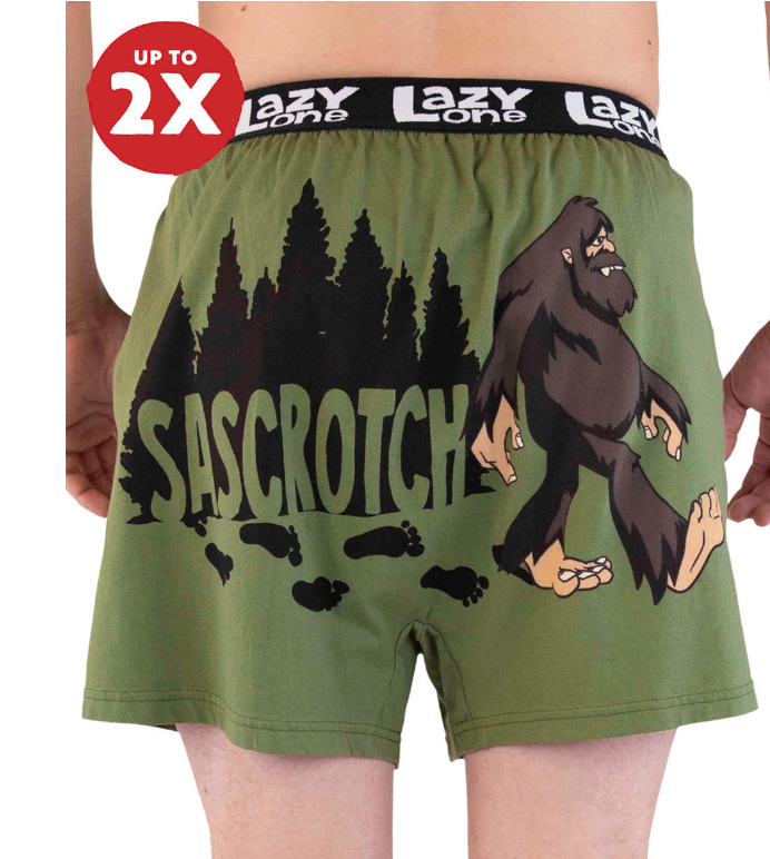 Sascrotch Green Boxers