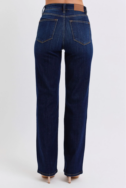 High Waist Straight Judy Blue Denim