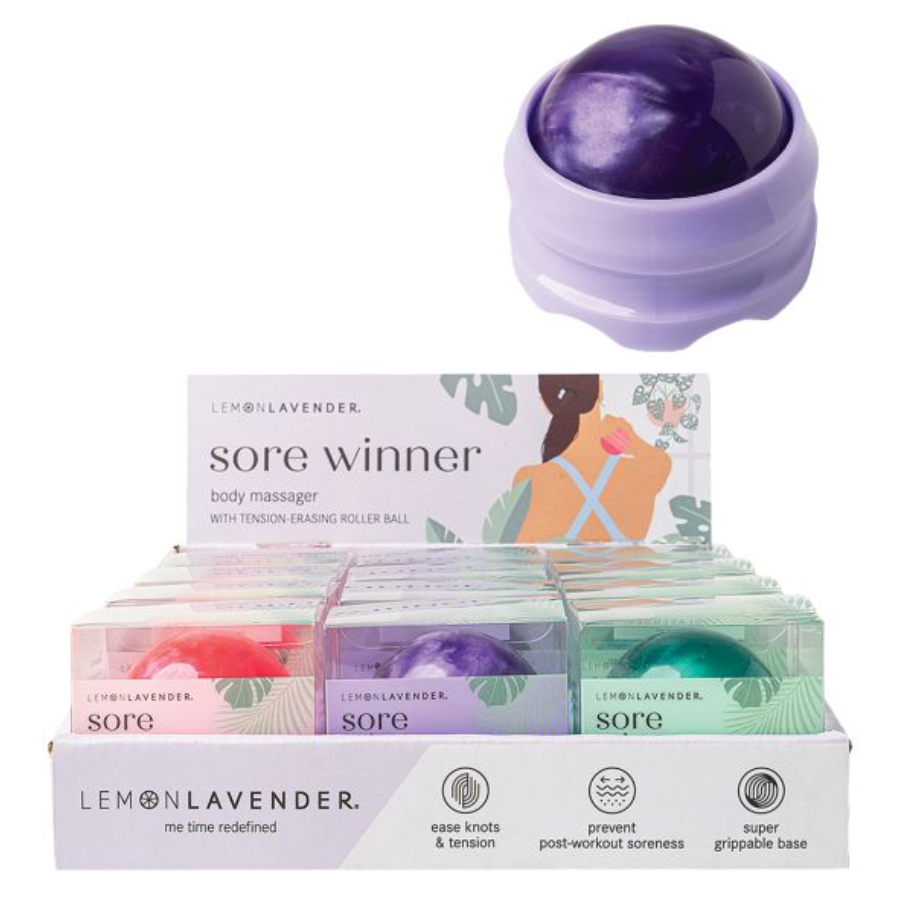 Lemon Lavender Sore Winner Hand-Held Body Massager