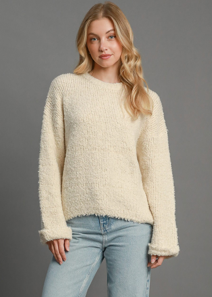 Boucle Pullover Knit