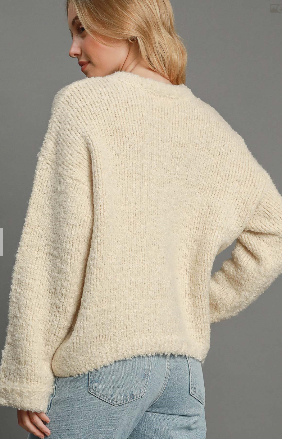 Boucle Pullover Knit