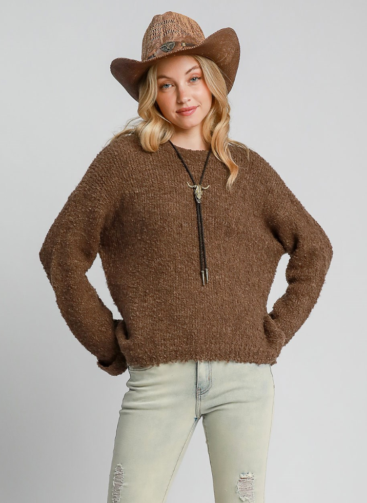 Boucle Pullover Knit