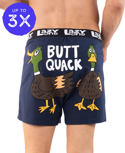 Butt Quack Men's Duck Funny Boxer