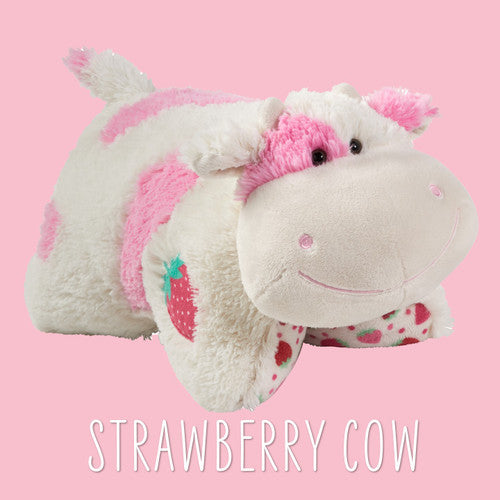 Strawberry Cow Pillow Pet