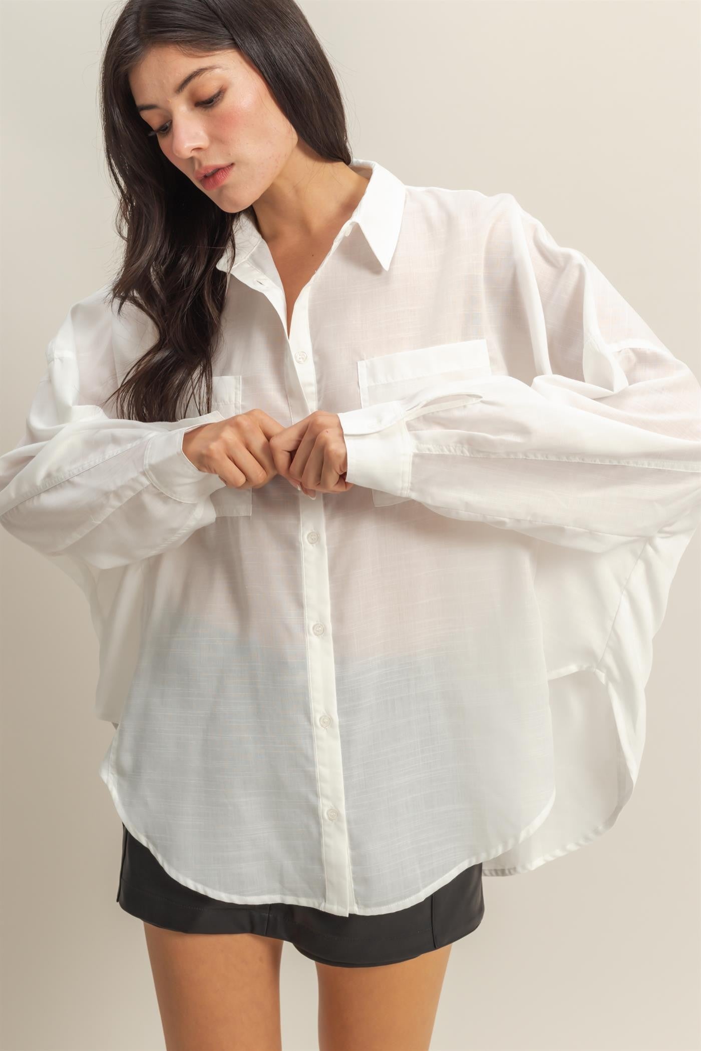 Oversized Button Down Shirt