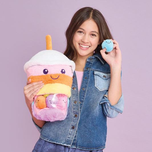 Rainboba Tea Packaging Fleece Plush