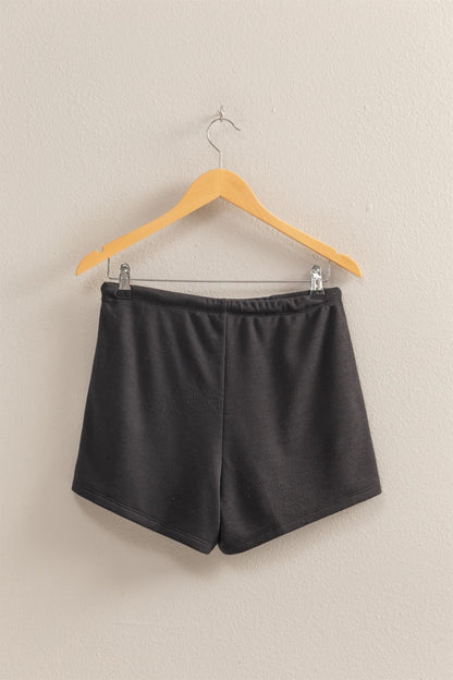 Comfy Mid-Waist Drawstring Shorts