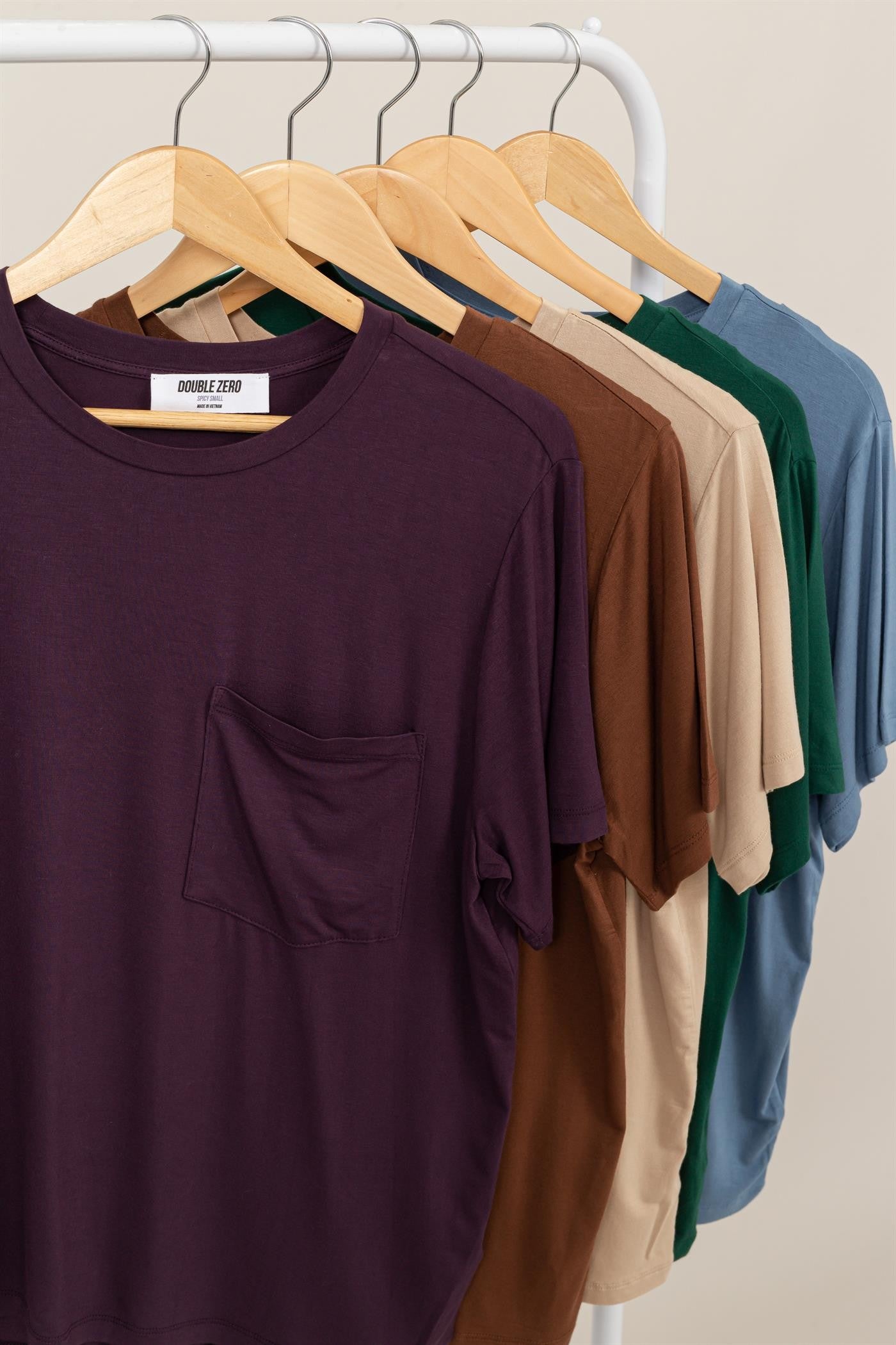 Taupe Ultra Soft Pocket Tee