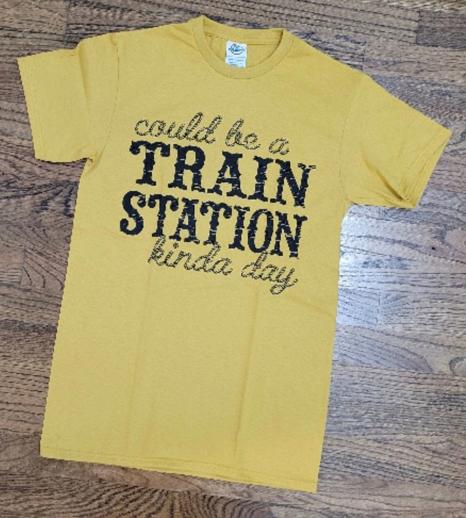 Train Station Kinda Day Tee