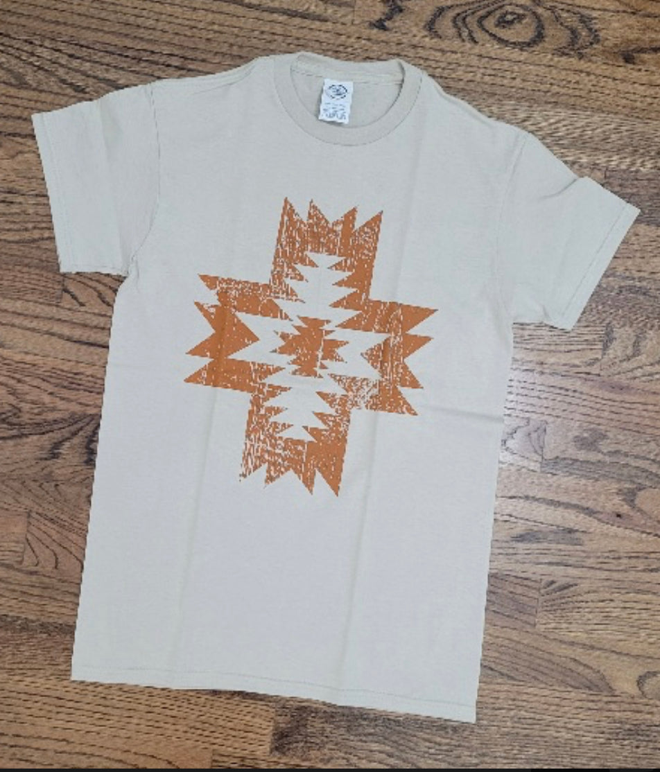 Rust Aztec Tee