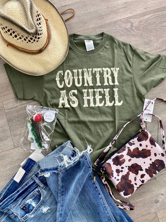 Country As Hell Tee