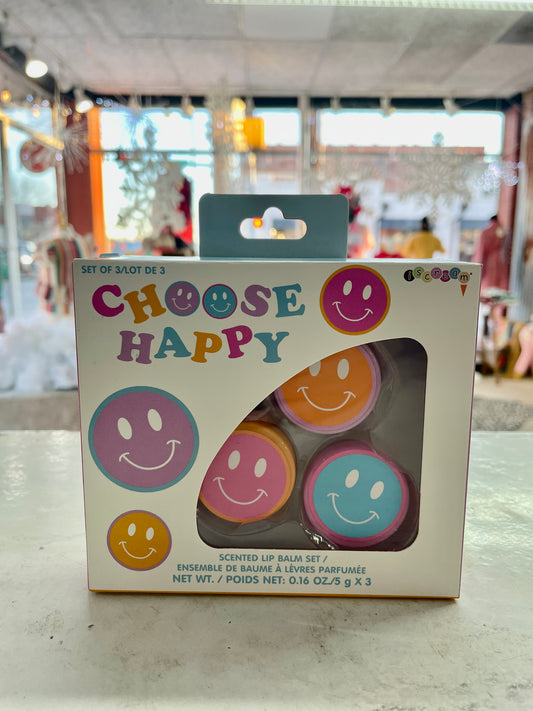 Choose Happy Lip Balm Set