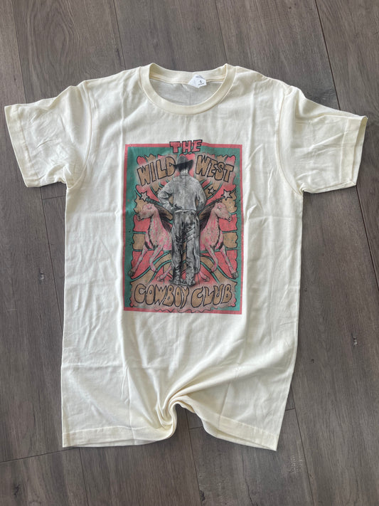 Wild West Cowboy Club Tee