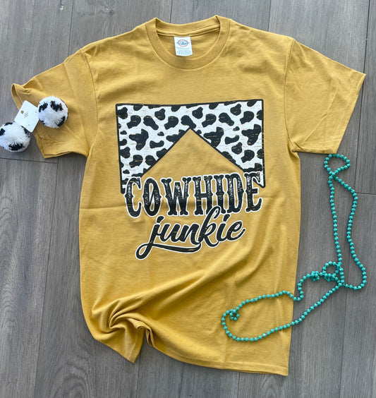 Cowhide Junkie Tee