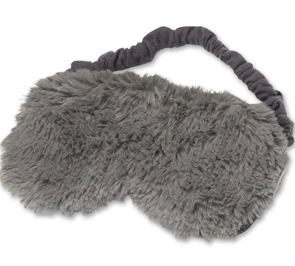 Warmies Gray Furry Eye Mask