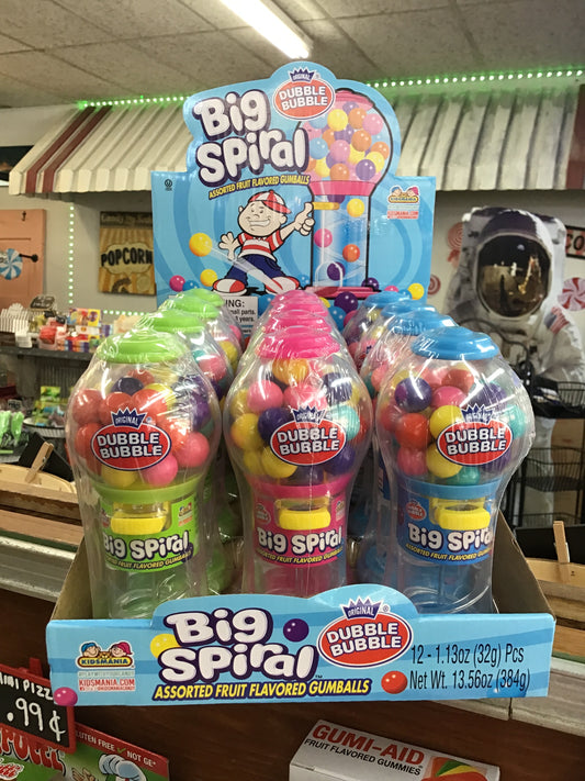 Dubble Bubble Big Spiral Gumball Dispenser